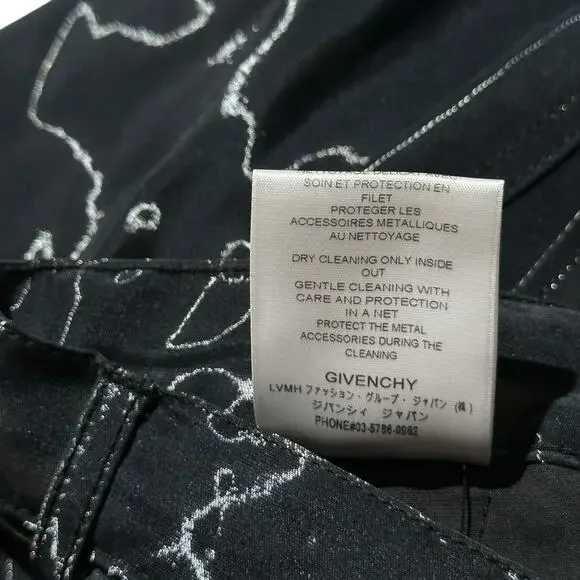 Givenchy Liquid Metal multipocket cargo trouser